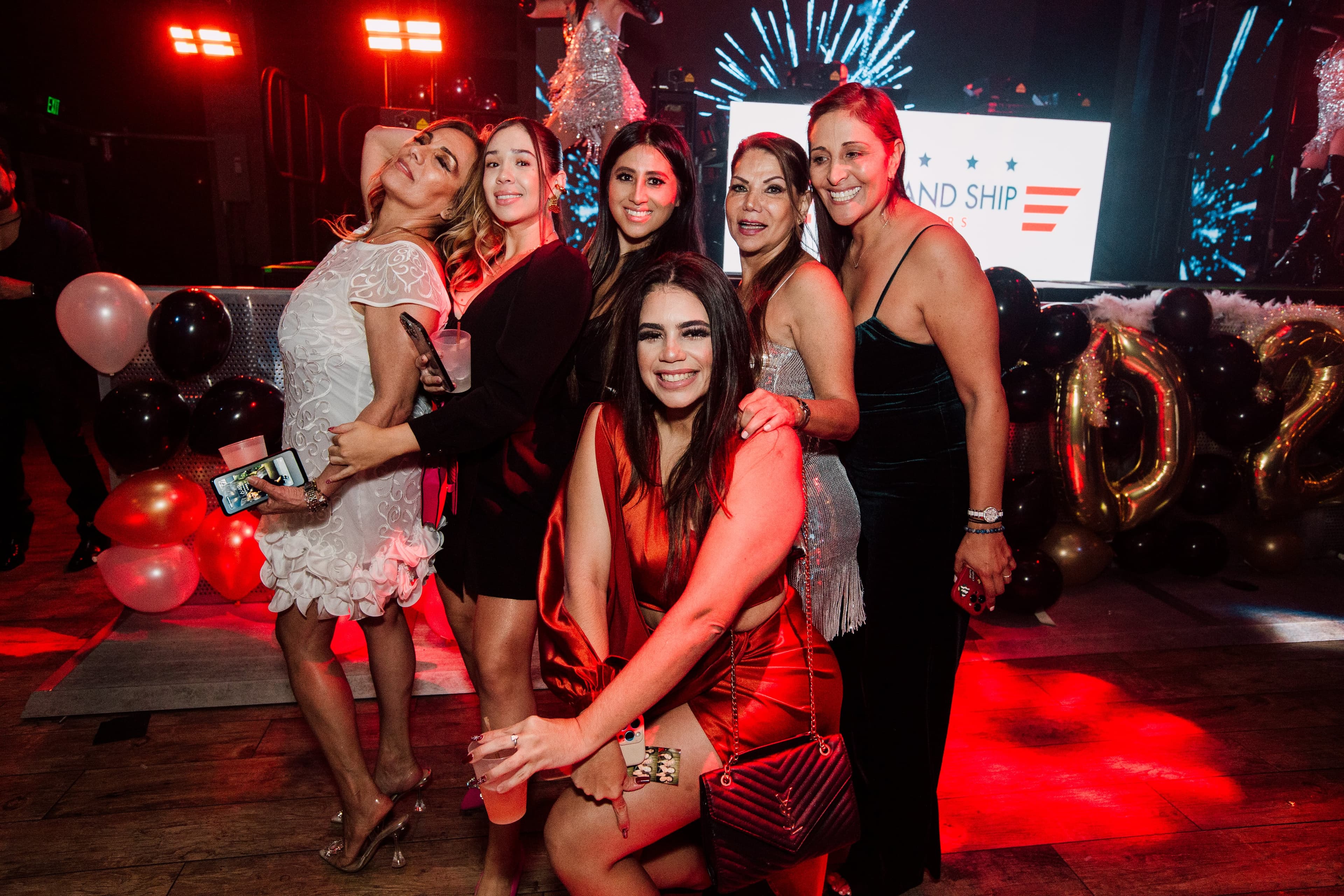 Ladies at a party at venue rental place at Chemistry Nightclub