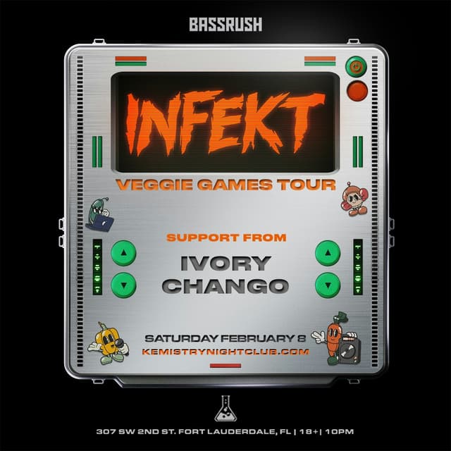 INFEKT : VEGGIE GAMES TOUR 2025 at Kemistry Night Club