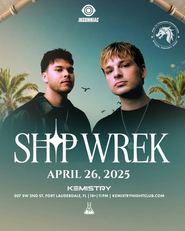 SHIPWREK at Kemistry Night Club