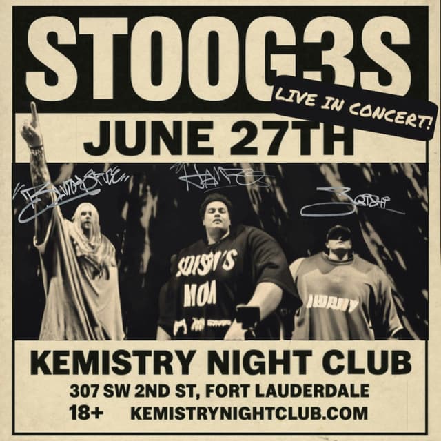 STOOG3S at Kemistry Night Club