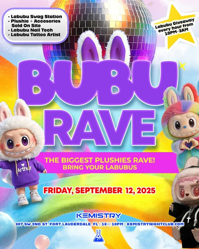 BUBU RAVE at Kemistry Night Club
