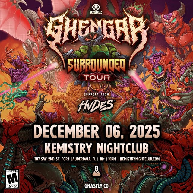 GHENGAR : SURROUNDED TOUR at Kemistry Night Club