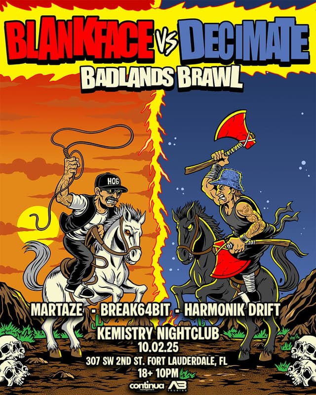 BLANKFACE + DECIMATE at Kemistry Night Club