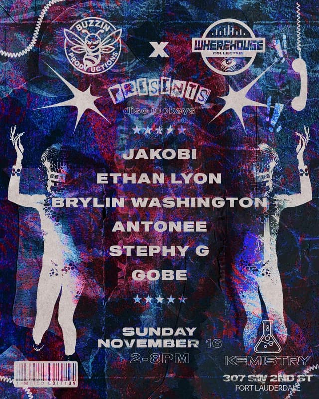 Buzzin Productions presents: Wherehouse collective at Kemistry Night Club