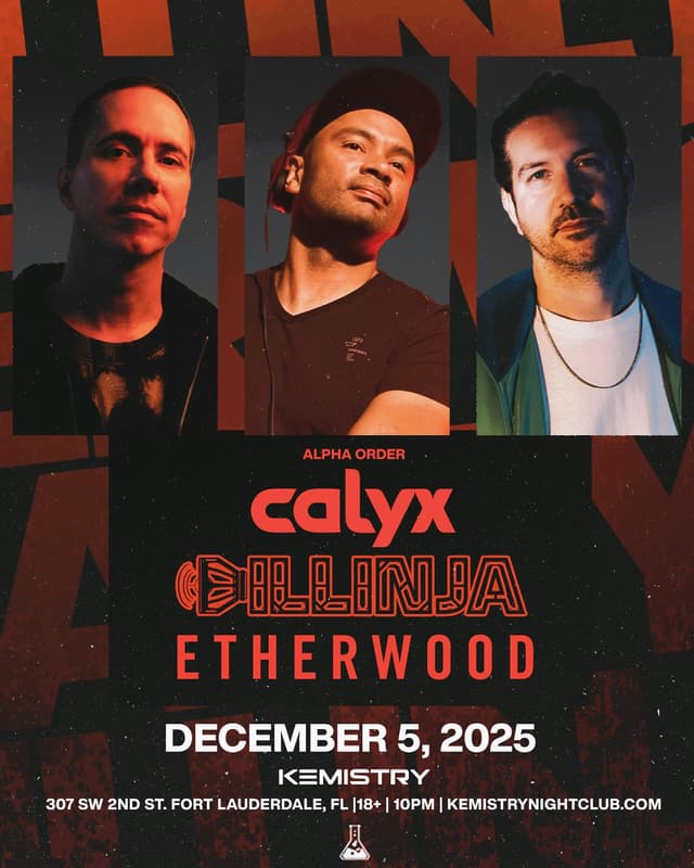 CALYX, DILLINJA, & ETHERWOOD at Kemistry Night Club