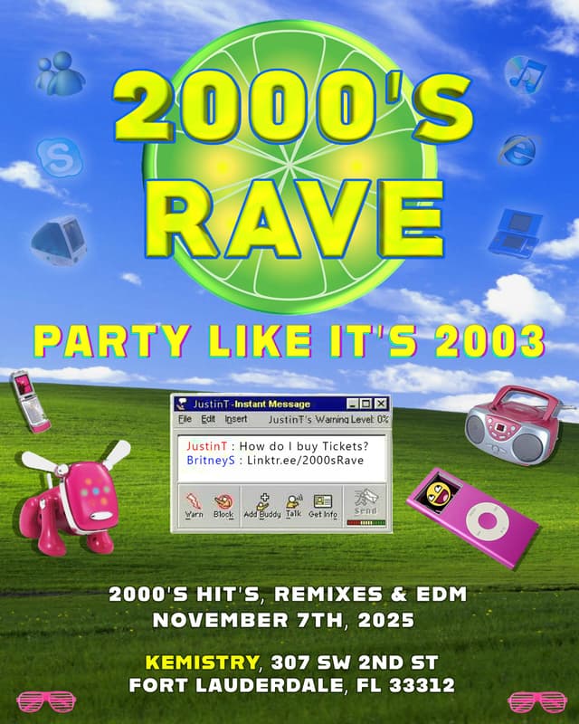 2000's RAVE at Kemistry Night Club