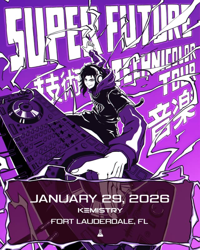 SUPER FUTURE : TECHNICOLOR TOUR at Kemistry Night Club