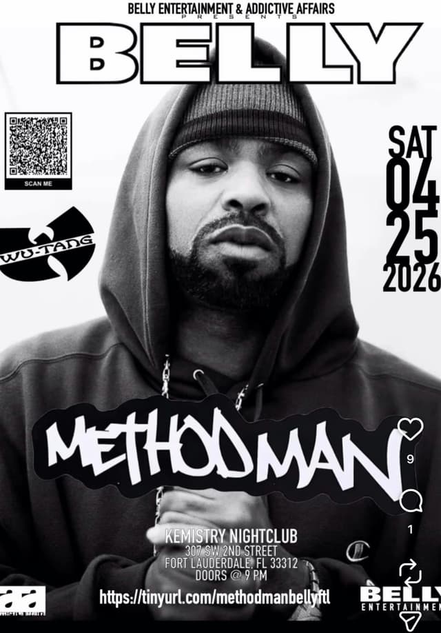 METHOD MAN at Kemistry Night Club