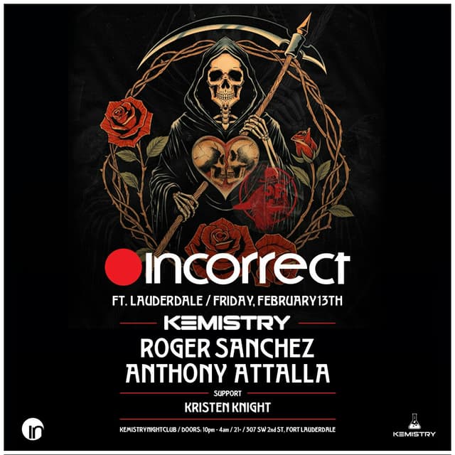 Incorrect Music ft Roger Sanchez & Anthony Attalla at Kemistry Night Club