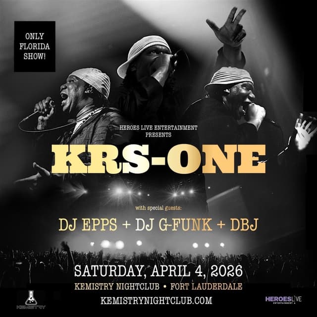 KRS-ONE at Kemistry Night Club