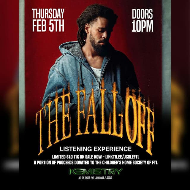 THE FALL OFF - J. COLE LISTENING EXPERIENCE at Kemistry Night Club