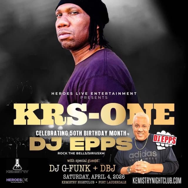 KRS-ONE at Kemistry Night Club