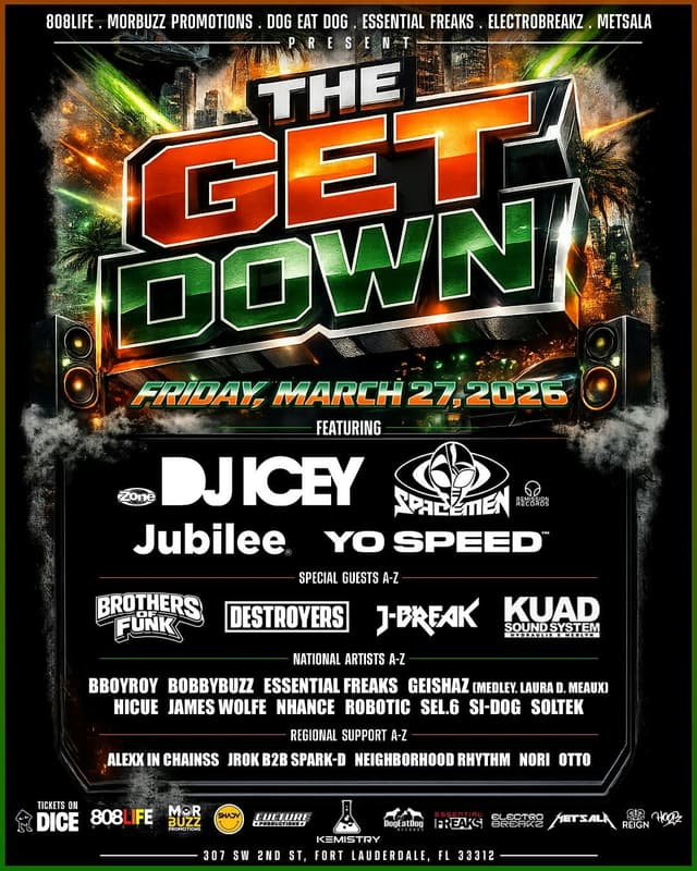 THE GET DOWN at Kemistry Night Club