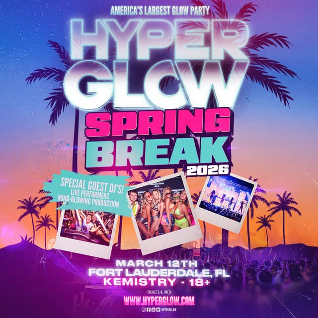 SPRING BREAK : HYPER GLOW at Kemistry Night Club
