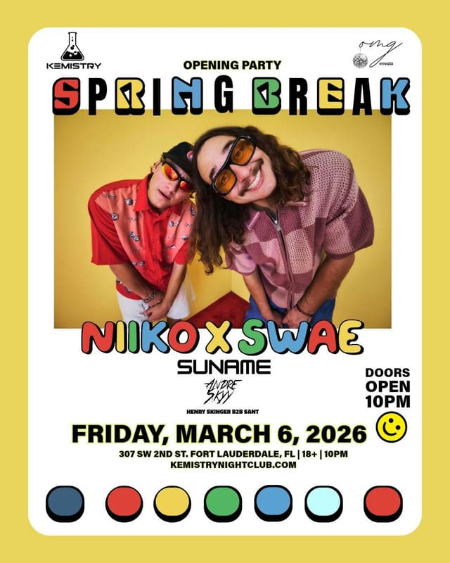 NIIKO x SWAE  at Kemistry Night Club