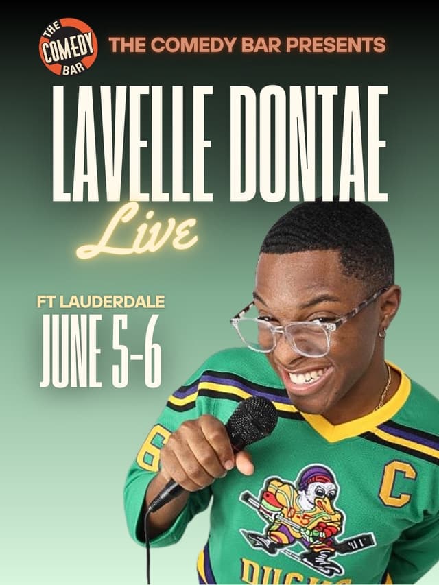 THE COMEDY BAR : LAVELLE DONTAE at Kemistry Night Club