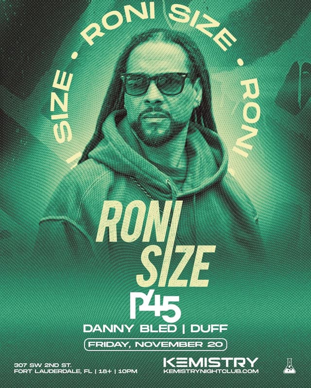 RONI SIZE at Kemistry Night Club