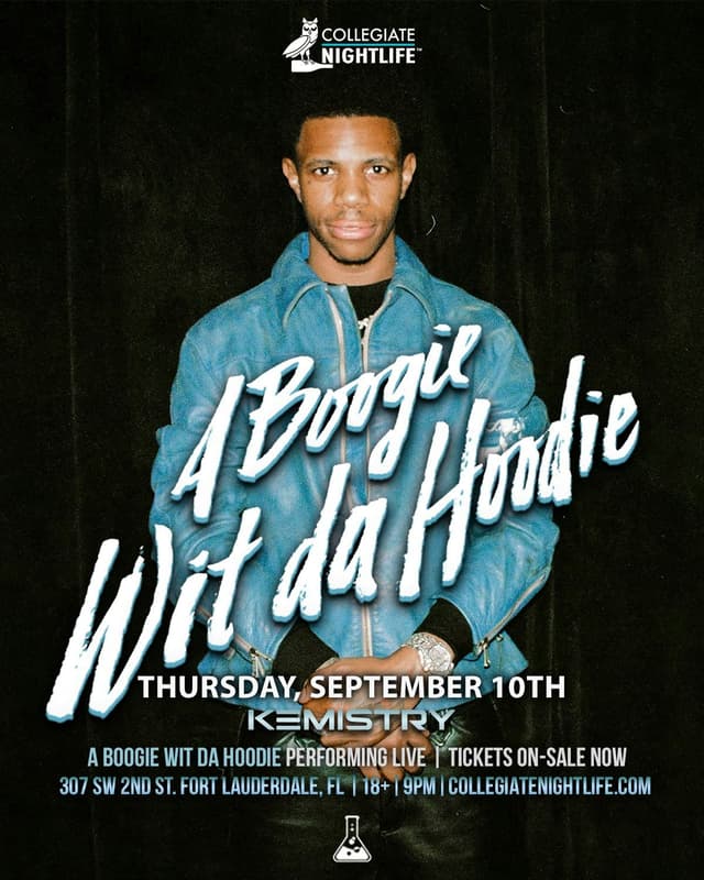 A BOOGIE WIT DA HOODIE at Kemistry Night Club