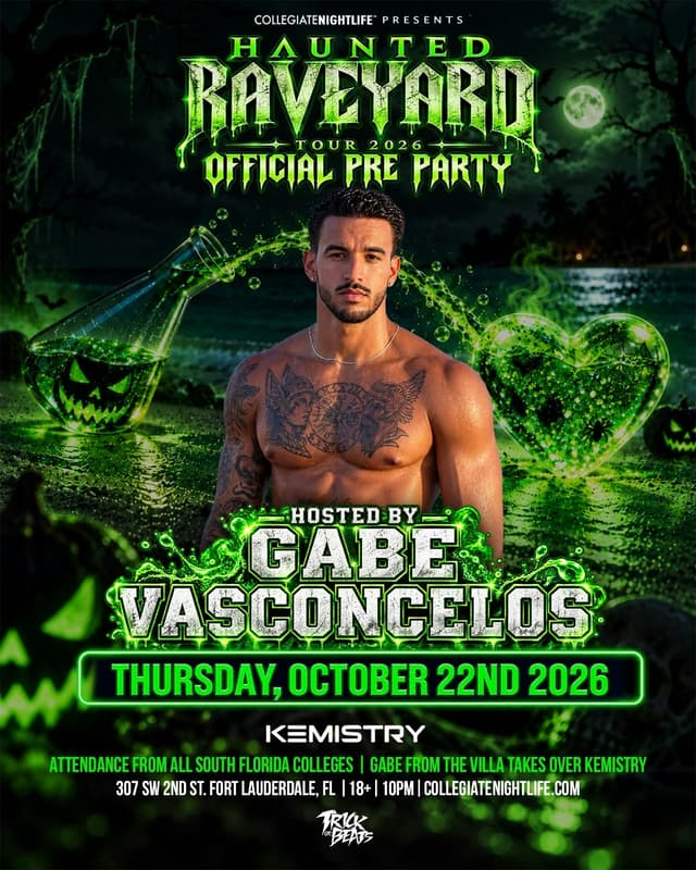 HAUNTED RAVEYARD PRE-PARTY at Kemistry Night Club