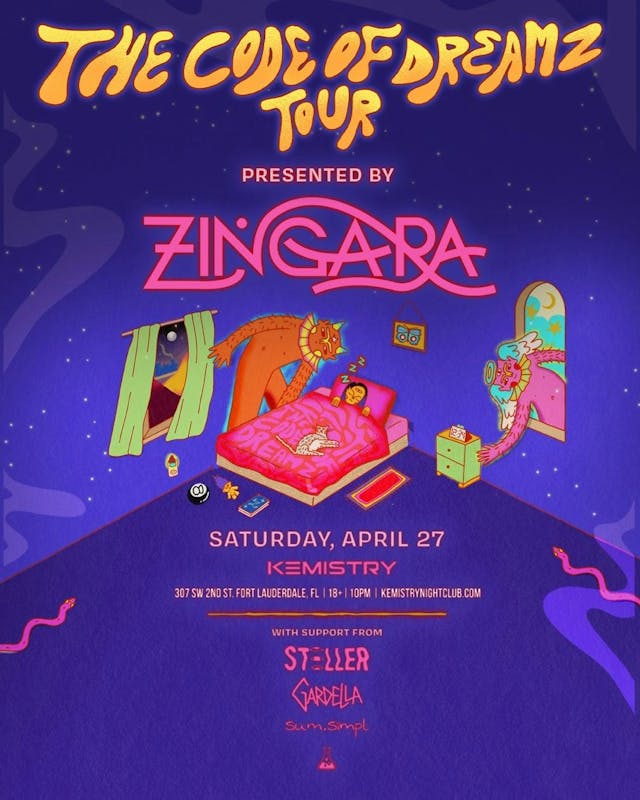 ZINGARA: CODE OF DREAMZ TOUR at Kemistry Night Club